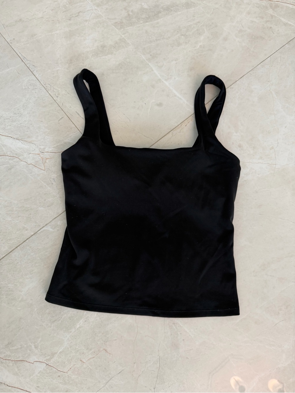 Lululemon by Black Square Neck Tank Top 4